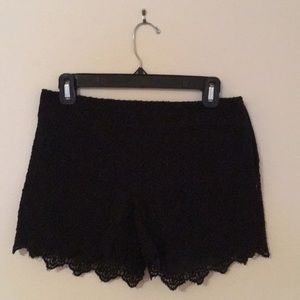 Adorable Black Lace Shorts! Size 2